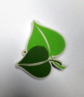 Memoria USB en PVC 2D diseño hoja