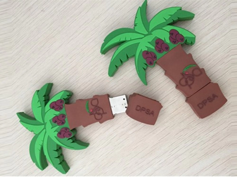 Memoria USB en PVC 2D diseño Arbol