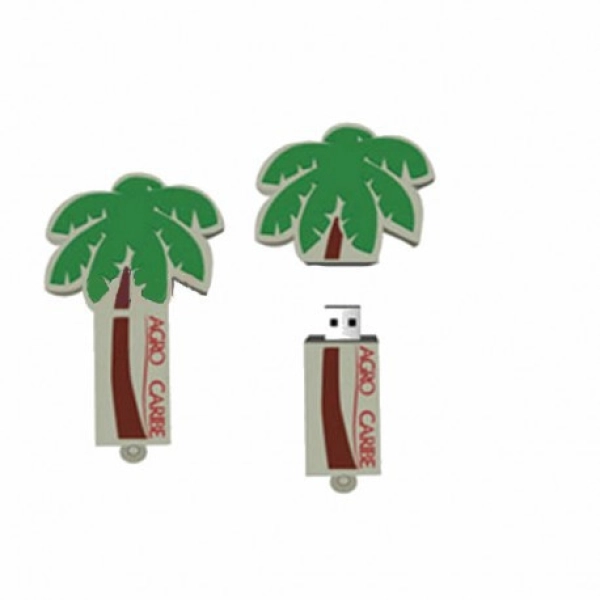 Memoria USB en PVC 2D diseño Arbol