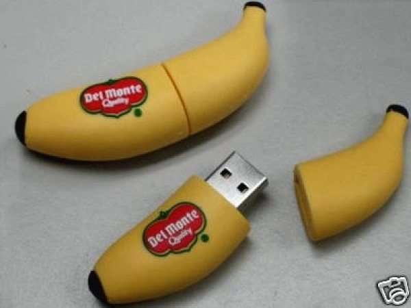 Memoria USB en PVC 3D diseño Banano