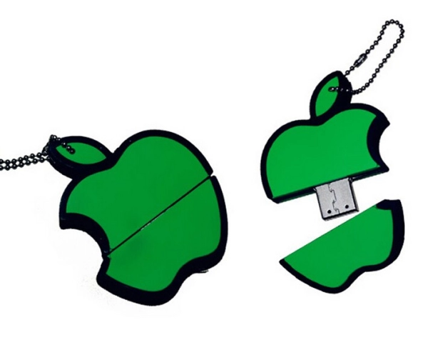 Memoria USB en PVC 2D diseño Manzana