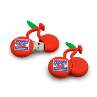 Memoria USB en PVC 2D diseño Cereza