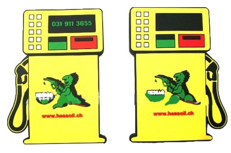 Memoria USB en PVC 2D diseño Dispensador de Gasolina