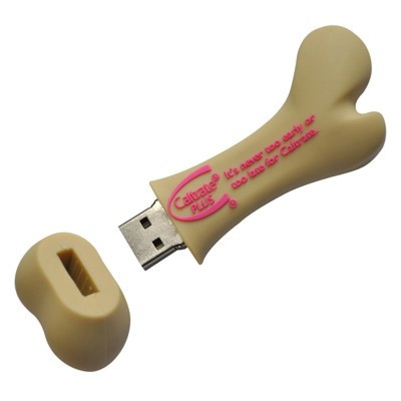 Memoria USB en PVC 3D diseño Hueso