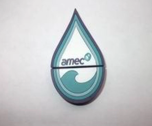Memoria USB en PVC 2D diseño Gota