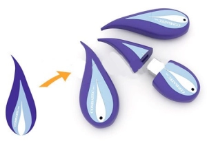 Memoria USB en PVC 2D diseño Gota