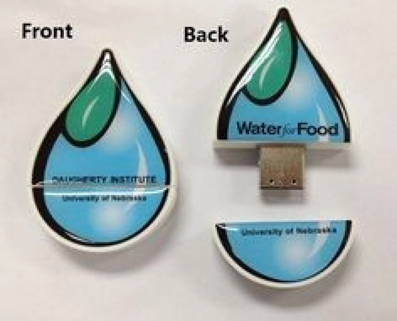 Memoria USB en PVC 2D diseño Gota