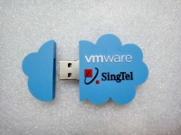 Memoria USB en PVC 2D diseño Nube