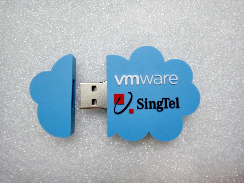 Memoria USB en PVC 2D diseño Nube