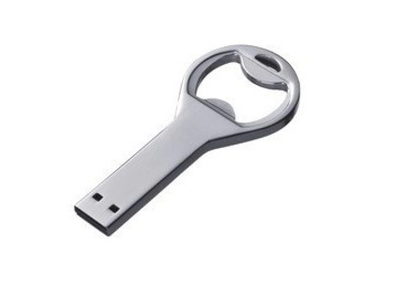 Memoria USB metalica diseño Llave con destapador