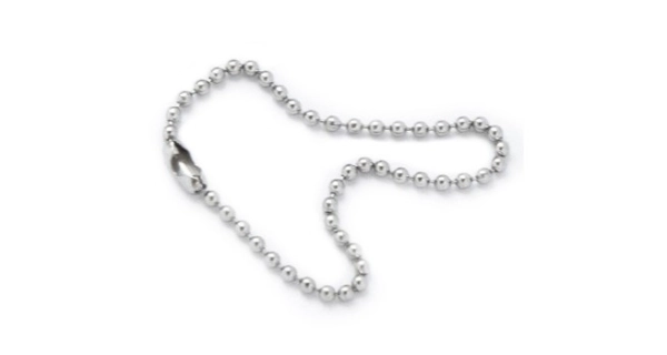 Llavero de Cadena de Bolitas