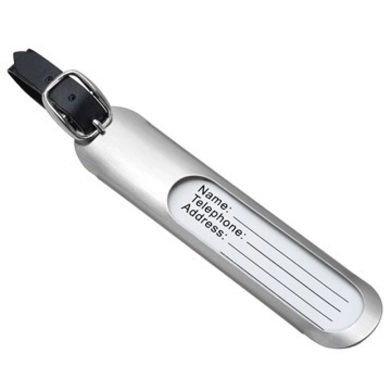 Identificador de Maletas elaborado en Aluminio