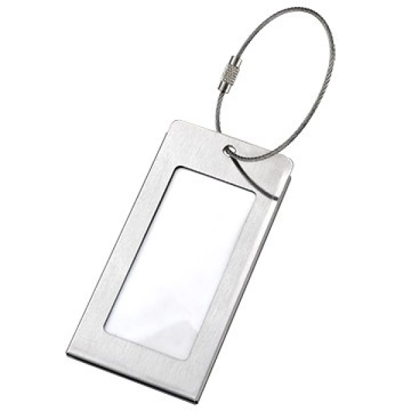 Identificador de Maletas elaborado en Aluminio