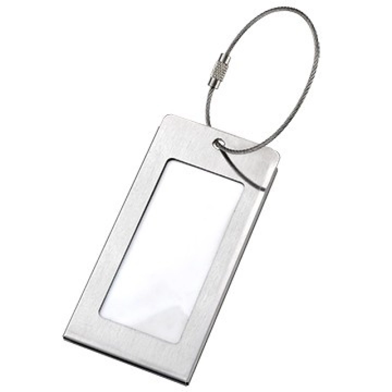 Identificador de Maletas elaborado en Aluminio