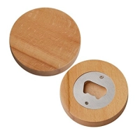 Destapador Redondo en Metal y Madera