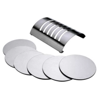 Portavasos Redondo Metalico x 6 con su base