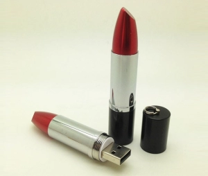 Memoria USB metalica en forma de Labial
