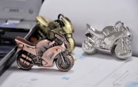 Memoria USB metalica en forma de Motocicleta