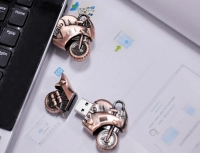 Memoria USB metalica en forma de Motocicleta