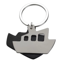 Llavero Metalico en forma de Barco.