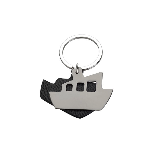 Llavero Metalico en forma de Barco.