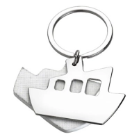 Llavero Metalico en forma de Barco.