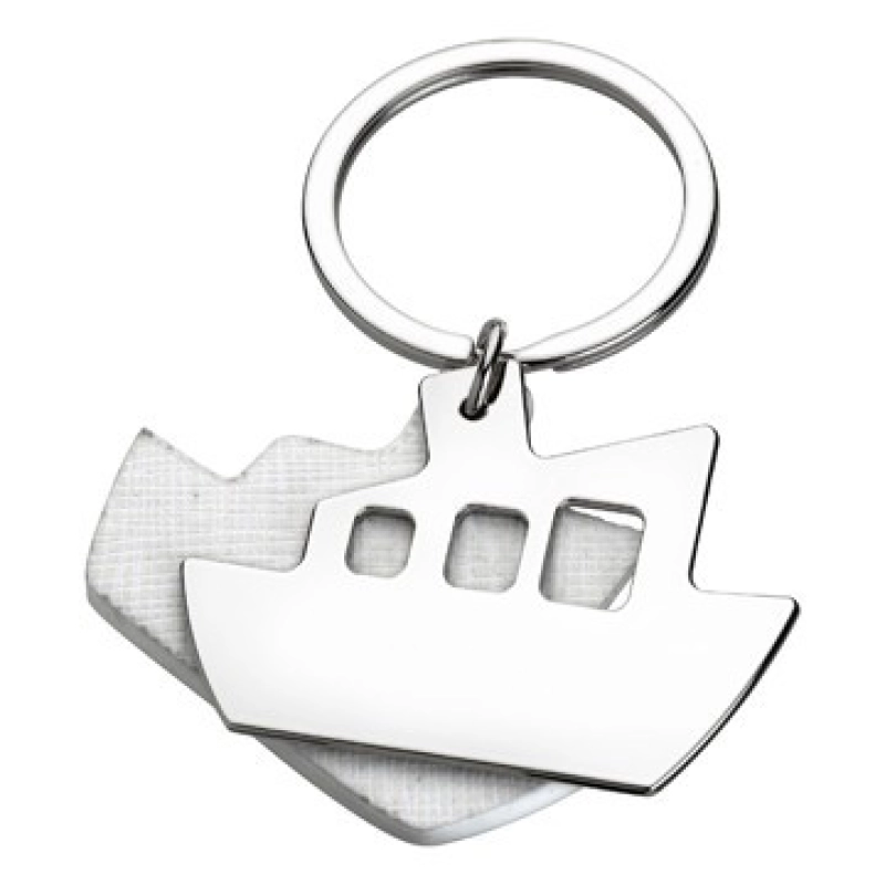 Llavero Metalico en forma de Barco.