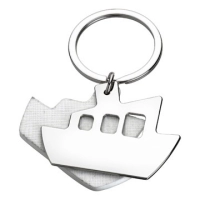 Llavero Metalico en forma de Barco.