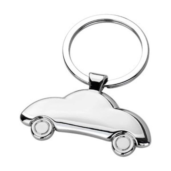 Llavero Metalico en forma de Carro.