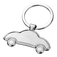 Llavero Metalico en forma de Carro.