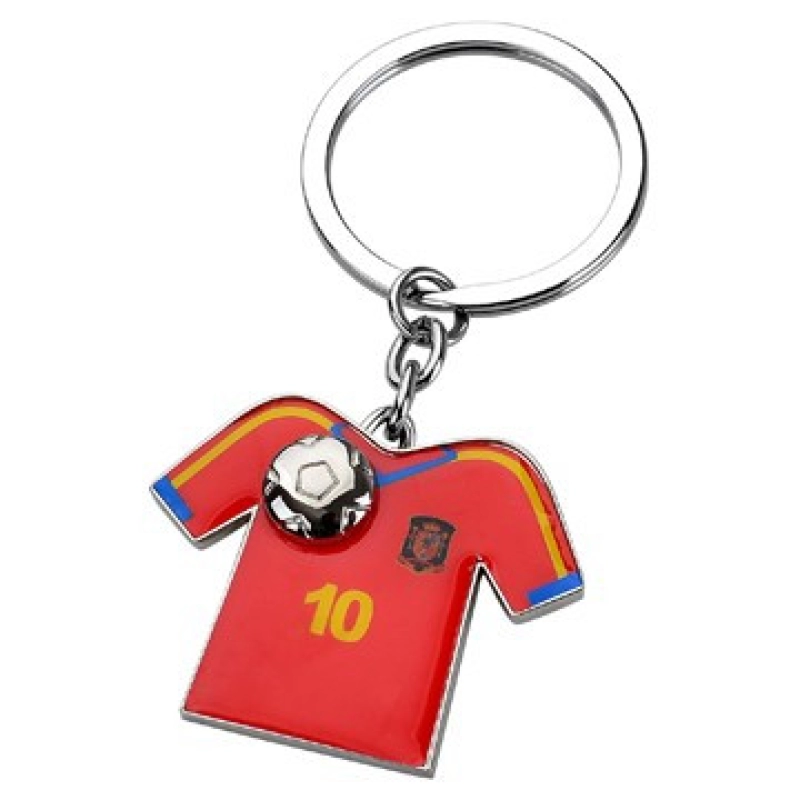 Llavero Metalico Camiseta con Balon.