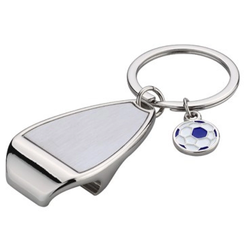 Llavero Metalico con Destapador y Balon