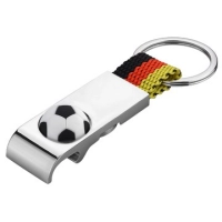 Llavero Metalico con Destapador, Balon y Clip Imantado