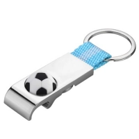 Llavero Metalico con Destapador, Balon y Clip Imantado