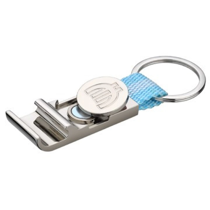 Llavero Metalico con Destapador, Balon y Clip Imantado