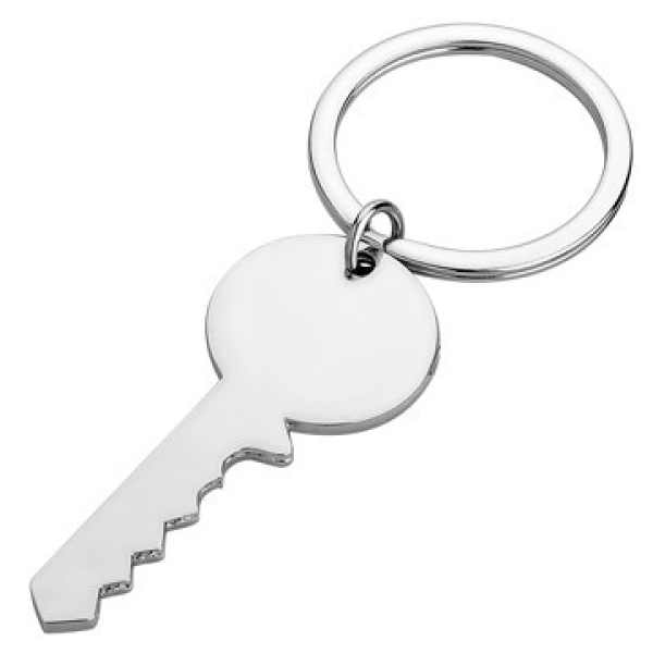 Llavero Metalico en forma de Llave