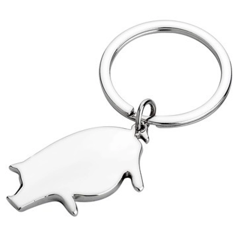 Llavero Metalico en forma de Cerdito