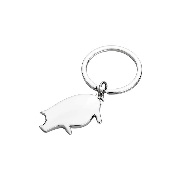 Llavero Metalico en forma de Cerdito