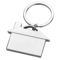 Llavero Metalico en forma de Casa