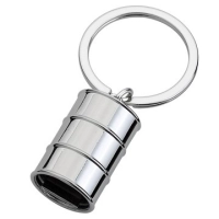 Llavero Metalico en forma de Tanque en 3D