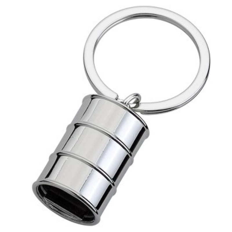 Llavero Metalico en forma de Tanque en 3D