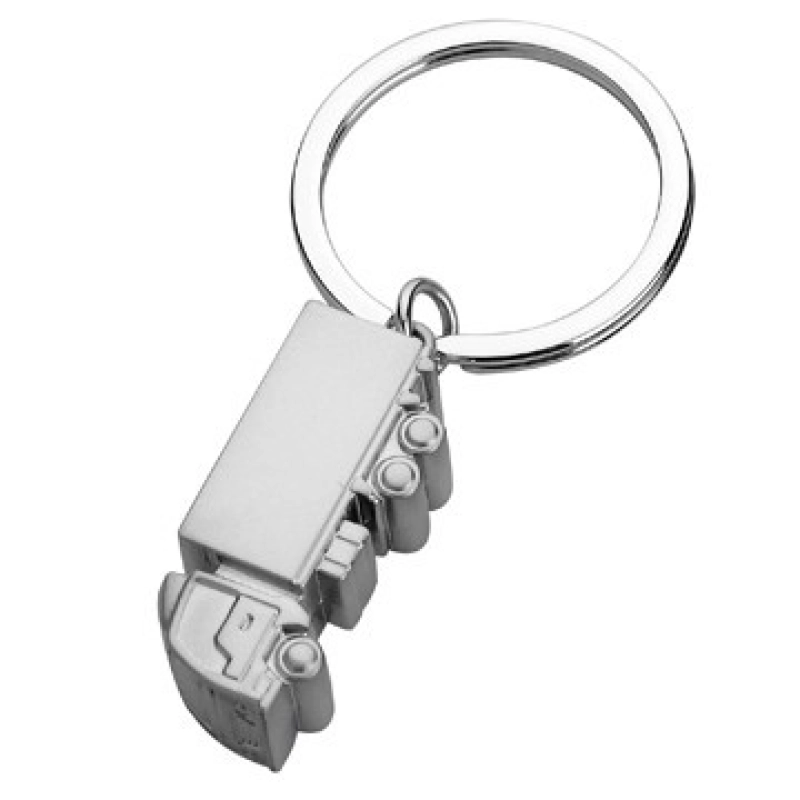 Llavero Metalico en forma de Camion en 3D