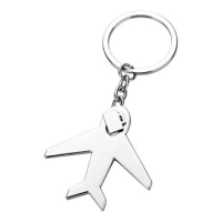 Llavero Metalico en forma de Avion
