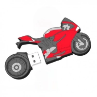 Memoria USB en PVC 2D diseño Motocicleta