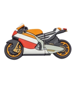 Memoria USB en PVC 2D diseño Motocicleta