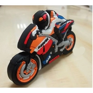 Memoria USB en PVC 2D diseño Motocicleta
