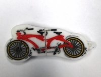 Memoria USB en PVC 2D diseño Bicicicleta