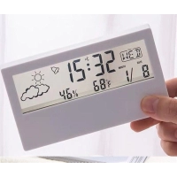 Reloj LCD Multifuncional, con Alarma,Temperatura y Calendario