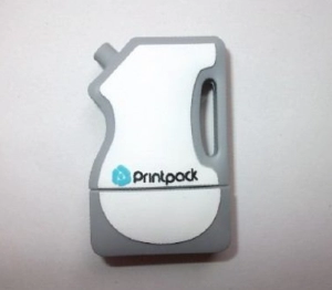 Memoria USB PVC 2D diseño Tarro de Aceite