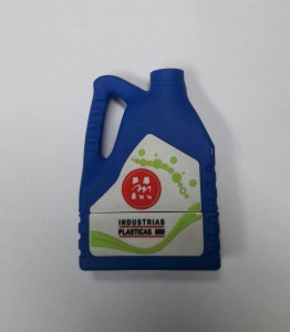 Memoria USB PVC 2D diseño Tarro de Aceite